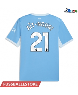 Günstige Manchester City Rayan Ait-Nouri #21 Heimtrikot 2026-27 Kurzarm